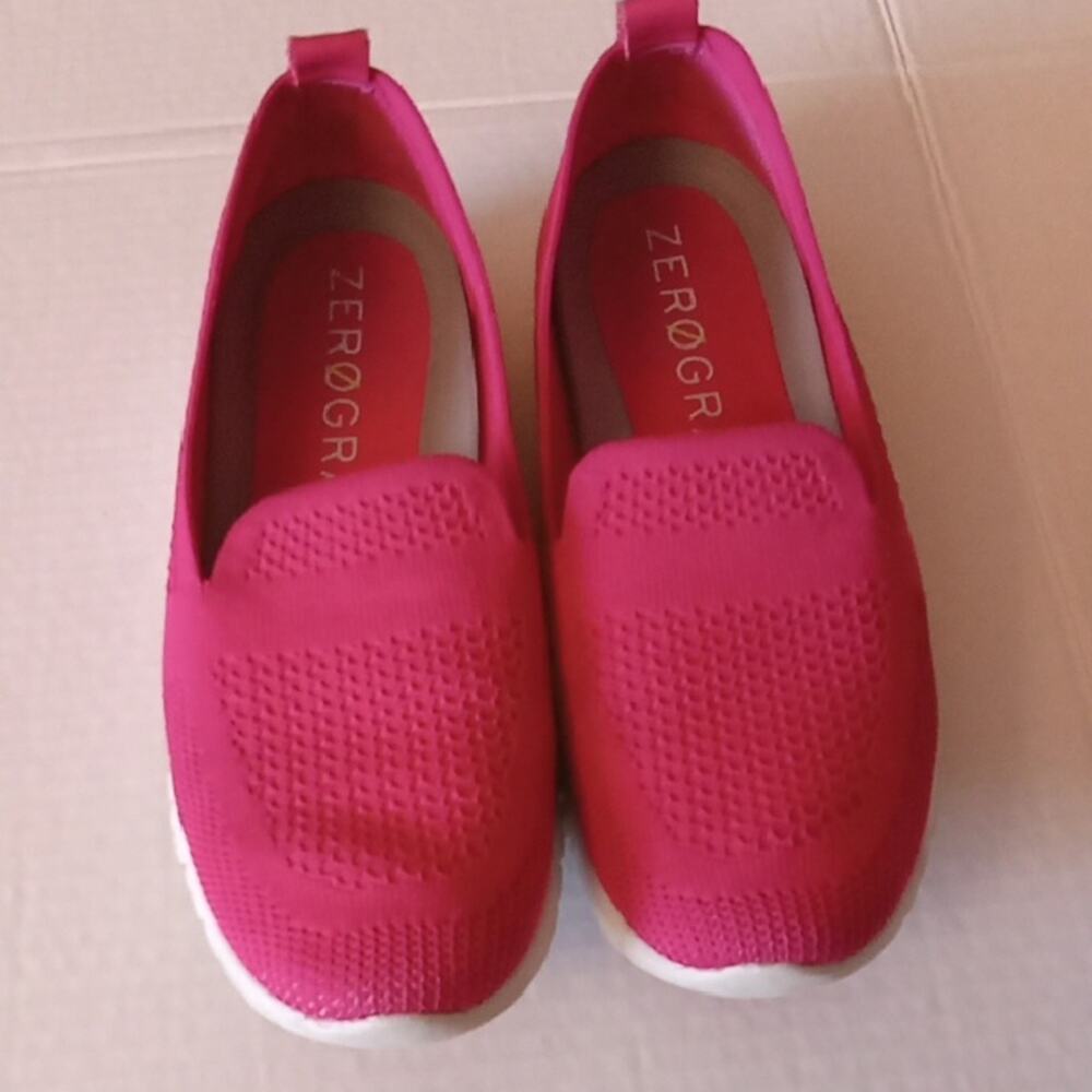 Cole Haan Women's Size 8 Grand.OS Pink Slip on Shoes Shoes